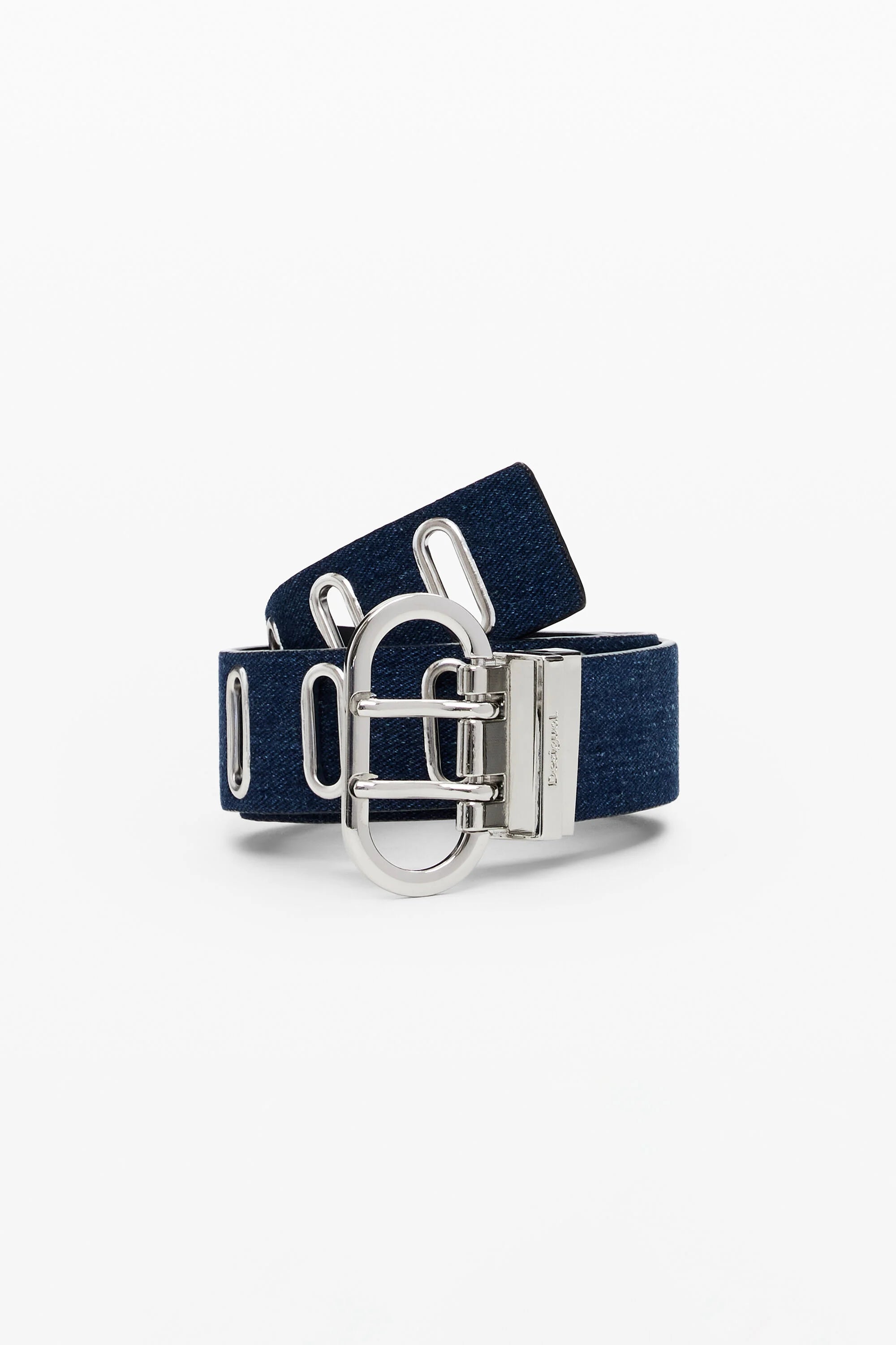 DESIGUAL. Cinturón mujer reversible.