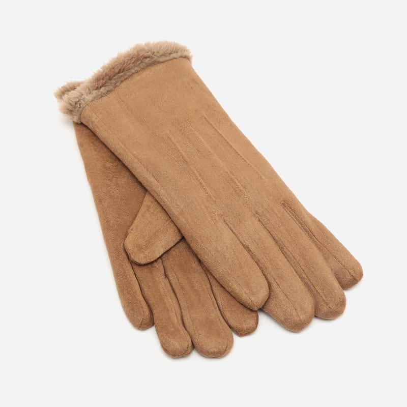 MISAKO. Guantes de antelina.