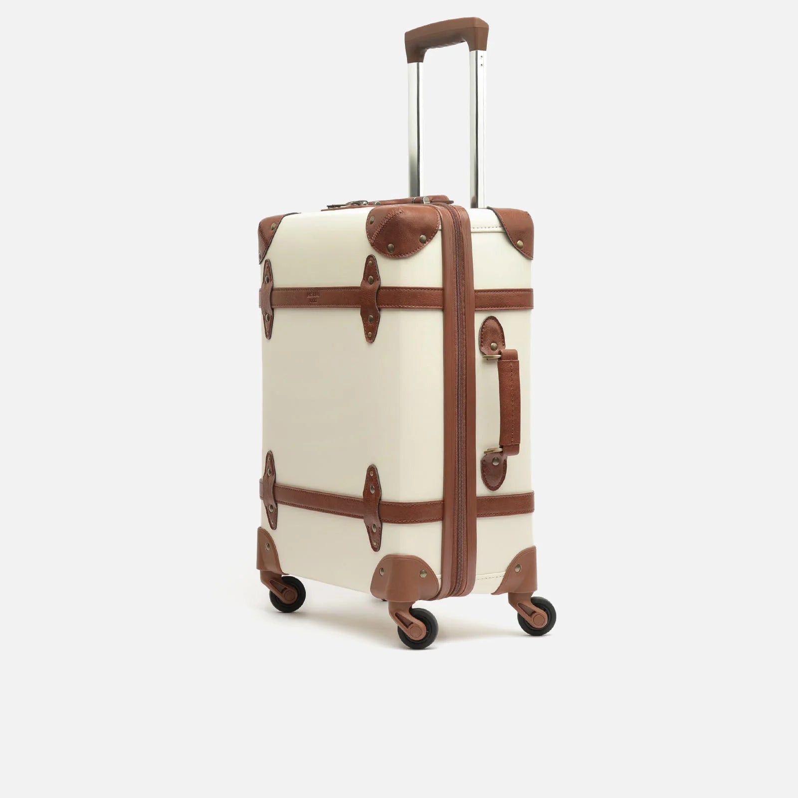 MISAKO. Maleta rígida Vintage. Tamaño: 55x35x21 cm. Herrajes de metal de gran calidad y durabilidad.