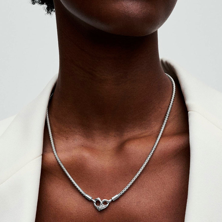 PANDORA. Collar de cadena de tachuelas.